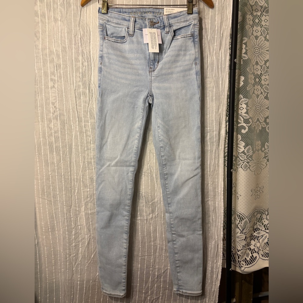 BNWT American Eagle High Rise Skinny Jegging Jeans - Picture 2 of 7